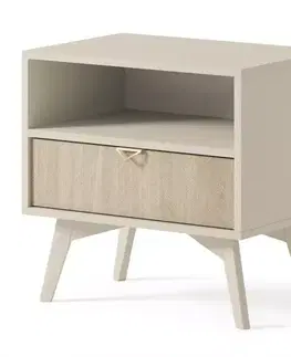 Všetky produkty Nočný stolík Forest S54 piesková béžová/jedľová scandi