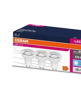 Žiarovky SADA 3x LED Žiarovka PAR16 GU10/6,9W/230V 4000K - Osram 4058075497658