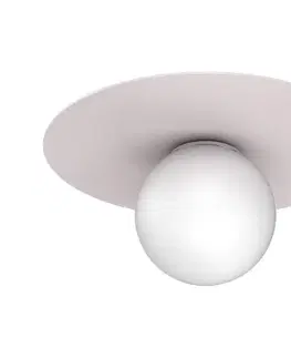 Svietidlá  Stropné svietidlo FLAT 1xE27/15W/230V priemer 35 cm krémové 9571
