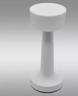 Lampy do obývačky Stolná lampa LIRA 49022 WHITE USB LB1