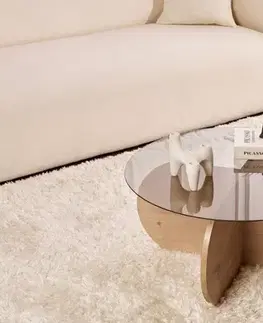 Konferenčné stolíky Konferenčný stolík Aeris - Sapphire Oak, Fume
