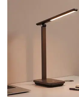 Lampy Eglo 900958 - LED Stmievateľná nabíjacia lampa INIESTA LED/3,6W/5V 1800mAh hnedá 900958