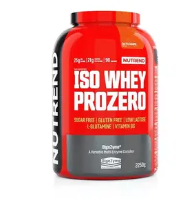 Proteíny Nutrend ISO WHEY Prozero 2250 g jahodový cheesecake