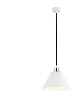 Svietidlá Argon 4914 - Luster na lanku ORTE 1xE27/15W/230V biela 4914