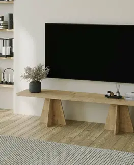 Konferenčné stolíky Televízny stolík Mushroom Sapphire Oak