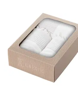 Uteráky Súprava uterákov Trevor 3ks biela sivá
