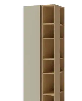 Nábytok Meblar  Regál LUCA LC04 | eukalyptus/dub baltic