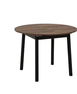 Konferenčné stolíky Jedálenský stôl Oliver Walnut Black