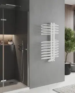 Radiátory do kúpeľne MEXEN - Ops vykurovací rebrík/radiátor 1000 x 550 mm, 517 W, biela W122-1000-550-00-20