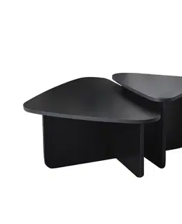 Sady stolíkov Súprava konferenčných stolíkov Ballare Set - Black
