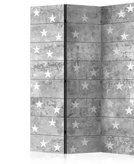 Paravány Paraván Stars on Concrete Dekorhome
