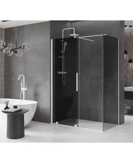 Sprchovacie kúty MEXEN/S - Velár sprchovací kút, posuvné dvere 160 x 80, grafit, biela 871-160-080-41-20
