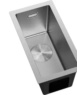 Kuchynské drezy MEXEN MEXEN - Trixo oceľový drez 1-bowl 230 x 440 mm, nerez 6411221000-01