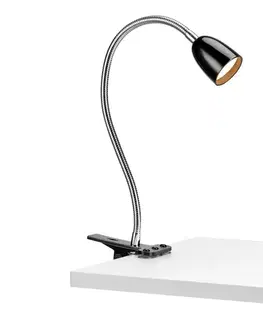 Lampy Markslöjd 106092 - LED Stolná lampa s klipom TULIP LED/3W/230V čierna 106092