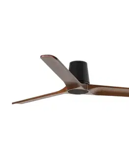 Ventilátory FARO Barcelona FARO 33839WT - Stropný látor HEYWOOD TUB L borovica/čierny pr.132 cm WT + D 33839T