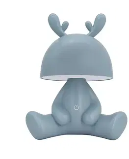 Lampy do obývačky Stolová  LED lampa RENI 66346 modrá LB1