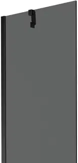 Sprchové dvere MEXEN/S - Next vaňová zástena FIX 60 x 150, grafit, čierna 895-060-000-00-40-70