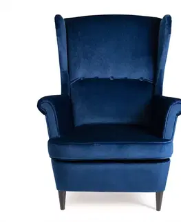 Moderné kreslá Kreslo Royal Bluvel 86/venge