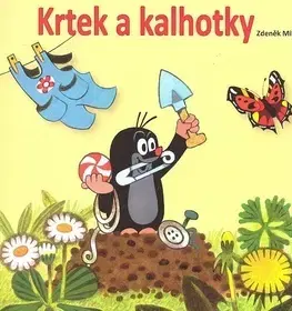 Nalepovačky, vystrihovačky, skladačky Krtek a kalhotky - omalovánka - Zdeněk Miler