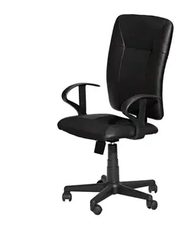 Kancelárske kreslá a stoličky Kancelárske kreslo KING čierne K85