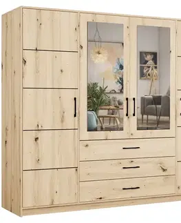 Šatníkové skrine Skriňa Belluno 240 artisan