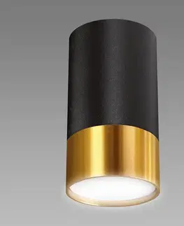 Moderné lampy do obývačky Stropné svietidlo PUZON DWL GU10 čierno-zlaté 04123 K1