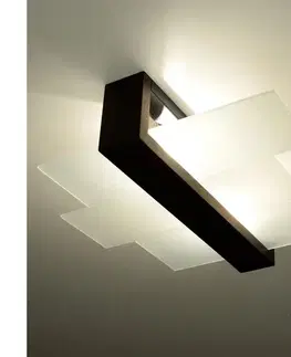 Svietidlá BRILAGI - Stropné LED svietidlo HERA 2xE27/7,5W/230V wenge BR.0074