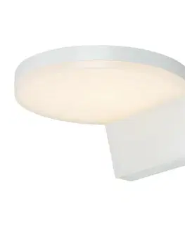 Záhradné lampy Rabalux 77118 vonkajšie nástenné LED svietidlo Batida, biela