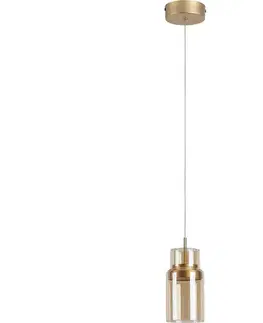 Svietidlá Rabalux 72035 - LED luster na lanku ZAYEN LED/10W/230V 3000K zlatý 72035