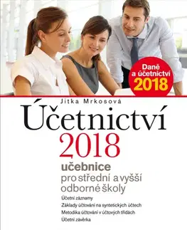 Dane, účtovníctvo Účetnictví 2018 - Jitka Mrkosová