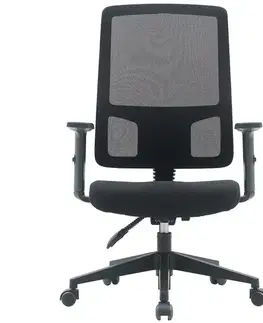 Kancelárske kreslá Otočné kreslo Popstar Mesh čierna