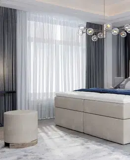Postele ArtElta Manželská posteľ VIVRE Boxspring | 140 x 200 cm Farba VIVRE: Paros 02