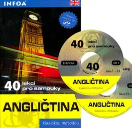 Učebnice a príručky Angličtina - 40 lekcí pro samouky - kniha + 2 CD - Kolektív autorov,Marcheteau Michel