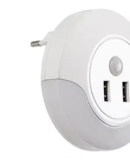 Svietidlá Rabalux 76012 - LED Nočné svetlo do zásuvky so senzorom DEMBO LED/13,9W/230V 76012