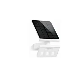 Záhradné lampy STEINEL 671006 - Solárny senzorový LED-reflektor XSolar L-S 0,5W/LED biela IP44 671006