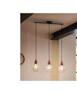 Svietidlá Eglo 94195 - Luster TARBES 3xE27/60W/230V 94195