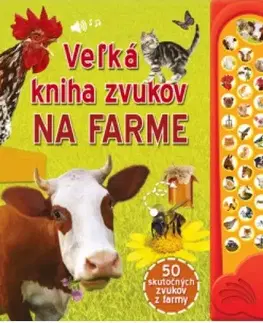 Leporelá, krabičky, puzzle knihy Veľká kniha zvukov na farme