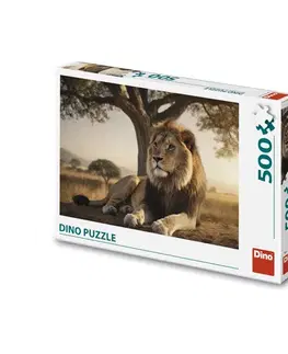 500 dielikov Dino Toys Puzzle Odpočívajúci lev 500 Dino