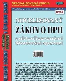 Zákony, zbierky zákonov Novelizovaný zákon o DPH 10/2024