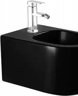 Doplnky do kúpeľne MEXEN - Sofia bidet závesné, čierna matná 35544885