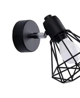 Svietidlá  SL.1105 - Nástenné bodové svietidlo ARTEMIS 1xE14/40W/230V čierna SL.1105