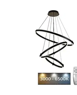 Svietidlá  LED Stmievateľný luster na lanku LED/250W/230V 3000-6500K + diaľkové ovládanie J4340/B