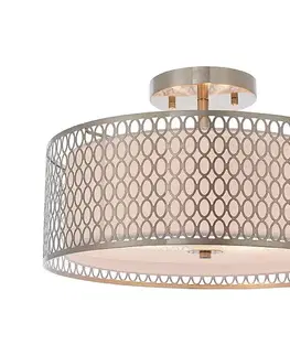 Svietidlá Endon 81966 - Prisadený luster CORDERO 3xE27/10W/230V matný chróm 81966