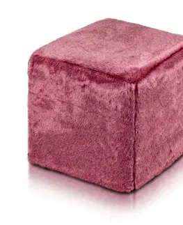 Sedacie vaky a kocky Sedací vak Taburetka Exclusive TiaHome - ružová