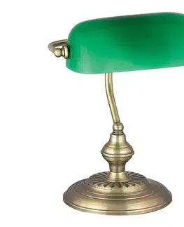 Lampy Rabalux 4038 - Stolná lampa BANK 1xE27/60W/230V 4038