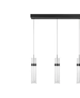 Svietidlá Light Prestige LED luster na lanku AMBIENTE 3xLED/6W/230V 3000/4000/6000K čierna LP-1510/3L GR