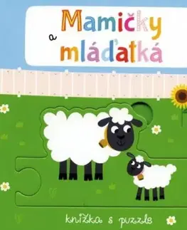 Leporelá, krabičky, puzzle knihy Mamičky a mláďatká: Knižka s puzzle - Beatrice Tinarelli