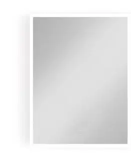 Kúpeľňový nábytok Zrkadlo so senzorom SAT Feel 60x80 cm biela SATZFEELOBLED6080 SATZFEELOBLED6080