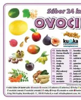 Učebnice pre ZŠ - ostatné Súbor 24 kariet - ovocie 2 - Petr Kupka