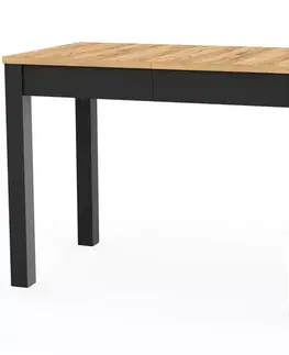 Jedálenské stoly Skladací stôl Orion 03 100/160x60cm dub craft/čierna